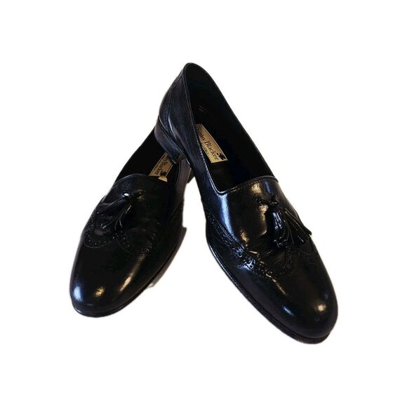 Stanley Shoes - Stanley Blacker  Women's Shoes Size Women's 8, Men's 6.5 Black Leather
